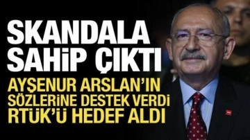 Kılıçdaroğlu, Ayşenur Arslan'ın skandal sözleri sonrası Halk TV'ye sahip çıktı
