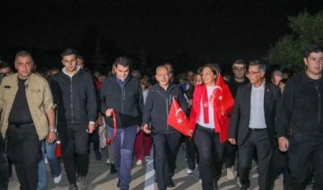Kılıçdaroğlu ve Uysal, Büyük Taarruz’un 100’üncü yılında Kocatepe’ye yürüdü
