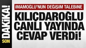 Kılıçdaroğlu'ndan İmamoğlu'nun adaylığıyla ilgili son dakika açıklaması