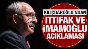 Kılıçdaroğlu'ndan ittifak ve İmamoğlu açıklaması