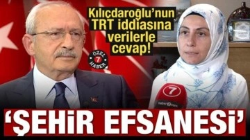 Kılıçdaroğlu'nun TRT iddiasına verilerle cevap! 'Şehir efsanesi'