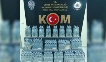 Kocaeli'de 171 şişe sahte alkol ele geçirildi: 3 gözaltı