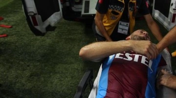 Kolu kırılan Trabzonsporlu Edin Visca, 2.5-3 ay sahalardan uzak kalacak
