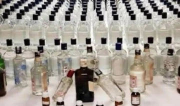 Konya'da 174 şişe sahte içki ele geçirildi