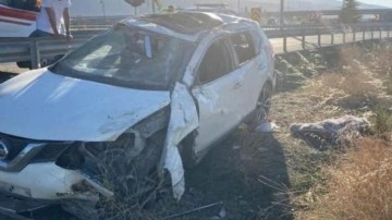 Konya'da takla atan otomobilde Çiğdem öldü; 5 yaralı