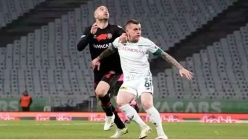Konyaspor deplasmanda Fatih Karagümrük'le 1-1 berabere kaldı