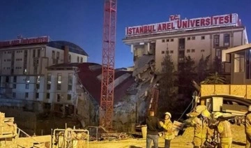 Küçükçekmece'de 3 katlı özel üniversite binası çöktü