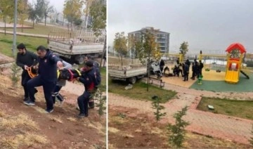 Kupası açılan kamyonetiyle 'çocuk parkına' giren sürücü, 5 gün sonra öldü