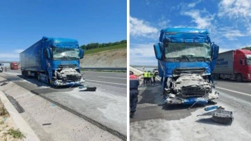 Kuzey Marmara Otoyolu'nda kaza: Tır şoförü hayatını kaybetti