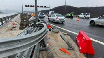 Kuzey Marmara Otoyolu'nda zincirleme kaza: 5 yaralı