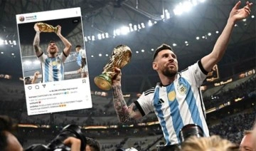 Lionel Messi'nin Dünya Kupası zaferi fotoğrafı 'yumurta' rekorunu kırdı!