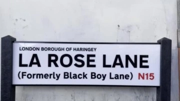 Londra'daki bir sokağın ismi 'ırkçı' mesaj verdiği gerekçesiyle değiştirildi