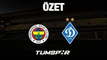 MAÇ ÖZETİ | Fenerbahçe 1-2 Dinamo Kiev (UEFA Avrupa Şampiyonlar Ligi)