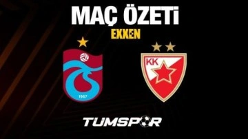 MAÇ ÖZETİ İZLE | Trabzonspor 2-1 Kızılyıldız (Goller, EXXEN YouTube, UEFA Avrupa Ligi)