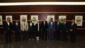 Malatya heyetinden Cumhurbaşkanı Erdoğan&rsquo;a ziyaret