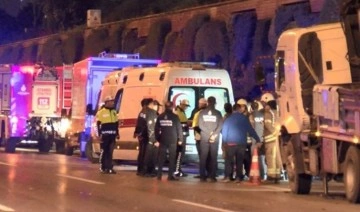 Maltepe'de alkollü sürücü yol bakım ekibinin arasına daldı: 4 ölü 1 yaralı