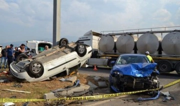 Manisa’da feci kaza: 3 ölü, 2 yaralı