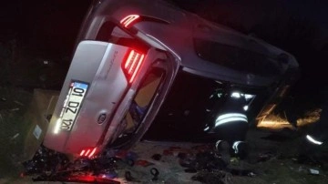 Manisa'da kamyon ile otomobilin çarpışması sonucu 1 kişi öldü