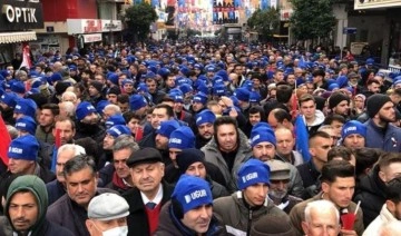 Mavi bereden 'FETÖ' sabıkalı şirket çıktı: İşçileri baskıyla mitinge göndermişler