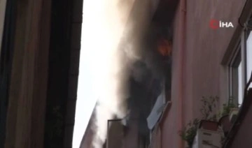 Mecidiyeköy'de pilotların kaldığı dairede yangın