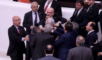 Meclis'te utanç görüntüler: AKP’liler ve İYİ Partililer birbirine girdi