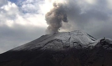 Meksika’daki Popocatepetl Yanardağı'nda son 8 günde üçüncü patlama