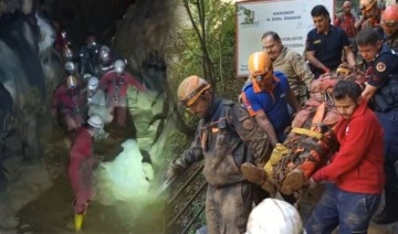 Mencilis Mağarası'nda mahsur kalan 3 kişi, 12 saat sonra kurtarıldı