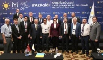 Meral Akşener, İYİ Parti Akdeniz bölgesi il ve ilçe başkanlarıyla bir araya geldi
