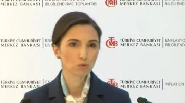 Merkez Bankası Başkanı Hafize Gaye Erkan enflasyon raporunu açıklıyor (CANLI)