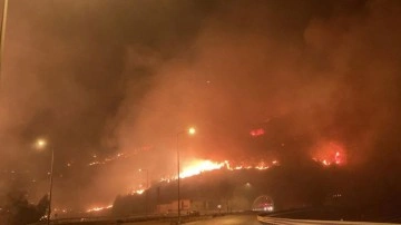 Mersin’deki orman yangını yayılmaya devam ediyor! Alevler D-400 karayoluna ulaştı, yol kapatıldı!