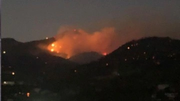 Mersin'deki yangın geceyi aydınlattı! 5 ilden gelen ekipler söndürmeye çalışıyor