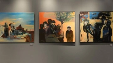 Metin Talayman’ın resim sergisi sanatseverlerin ilgisine sunuldu
