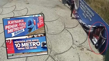 Metro yok reklam var! İBB inşaat yapmadığı metronun reklam panolarını 10. kez değiştirdi