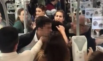 Metrobüste koltuk verme kavgası
