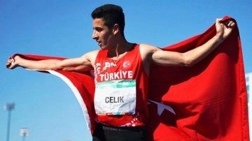 Milli atlet Mehmet Çelik, İspanya'daki yarışmada birinci oldu