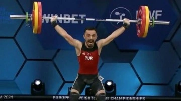 Milli halterci Muammer Şahin, Avrupa şampiyonu oldu!