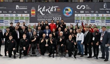 Milli karateciler, Avrupa'da 12 madalya kazandı