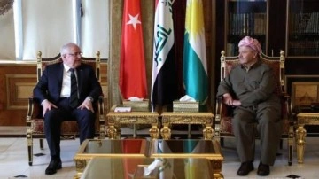 Milli Savunma Bakanı Güler, KDP Başkanı Barzani ile görüştü
