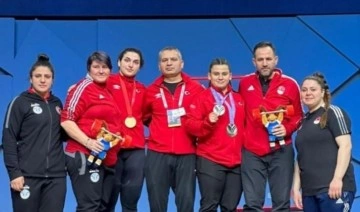 Milli sporcular Avrupa Halter Şampiyonası'nda 21 madalya elde etti