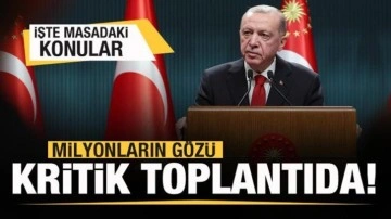 Milyonların gözü kritik toplantıda! Cumhurbaşkanı Erdoğan kararları açıklayacak