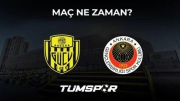 MKE Ankaragücü Gençlerbirliği TSYD Ankara Kupası maçı ne zaman, saat kaçta ve hangi kanalda?