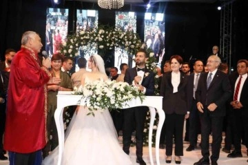Muhalafeti bir araya getiren nikah! Kılıçdaroğlu, Akşener, İmamoğlu ve Yavaş katıldı
