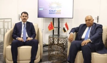 Murat Kurum, Mısır Dışişleri Bakanı Semih Shoukri ile görüştü