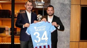 Murat Kurum, Trabzonspor Başkanı Ertuğrul Doğan’ı ziyaret etti