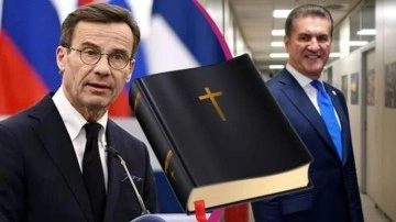 Mustafa Sarıgül yine şaşırttı! İsveç Başbakanı'na İncil hediye etti