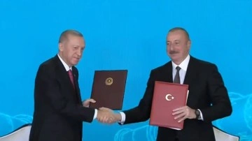 Nahçıvan'da Erdoğan-Aliyev ortak açıklama yapıyor (CANLI)