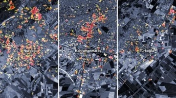 NASA, Depremlerin Hasar Haritasını Paylaştı