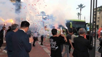 Nazilli Belediyespor U17 Takımı'na coşkulu karşılama