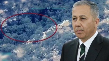 Nefes kesen operasyonu Bakan Yerlikaya paylaştı! PKK'lı teröristler böyle vuruldu
