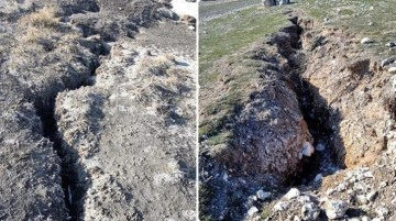 Niğde ve Konya'da meydana gelen depremler sonrası Aksaray'da yer ikiye bölündü